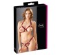 Cottelli Lingerie Bra Set open red S/M