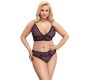 Cottelli Curves Комплект бюстгальтера фиолетовый XL