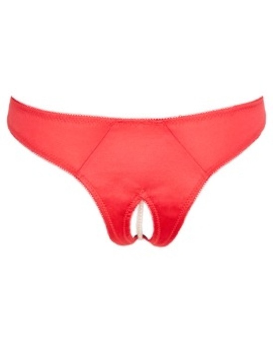 Cottelli Lingerie Briefs Pearls red M