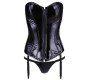 Black Level Vinyl Corset black2XL