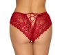 Cottelli Lingerie Crotchless panty red M