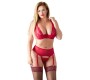 Cottelli Curves Bra Set red 90F/XL