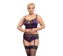 Cottelli Curves Комплект BH фиолетовый/черный2XL