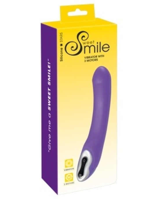 Sweet Smile Vibrator with 3 Mo