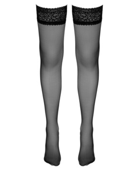 Cottelli Legwear Hold-up Stockings black 2