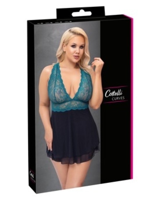 Cottelli Curves Babydoll petrol3XL