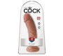 King Cock 8 inch Tan