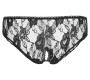 Cottelli Lingerie Crotchless Briefs black S