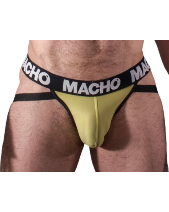 Macho Underwear MACHO — MX25A JOCK LYCRA YELLOW M