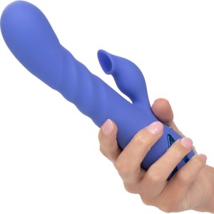 California Exotics LA LOVE VIBRATOR & SUCKER BLUE, BY CALIFORNIA DREAMING