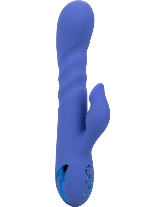 California Exotics LA LOVE VIBRATOR & SUCKER BLUE, BY CALIFORNIA DREAMING