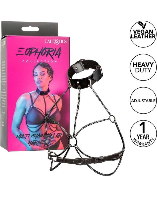 California Exotics EUPHORIA MULTI CHAIN COLLAR HARNESS