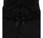 Subblime Babydolls SUBBLIME - BABYDOLL TILLA AUDUMS AR MEŽĢĪŅU UN ZIEDU DETAĻU MELNS S/M