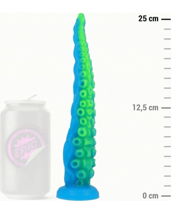 Epic MAZA IZMĒRA SCYLLA FLUORESCENTS PLĀNS tausteklis DILDO