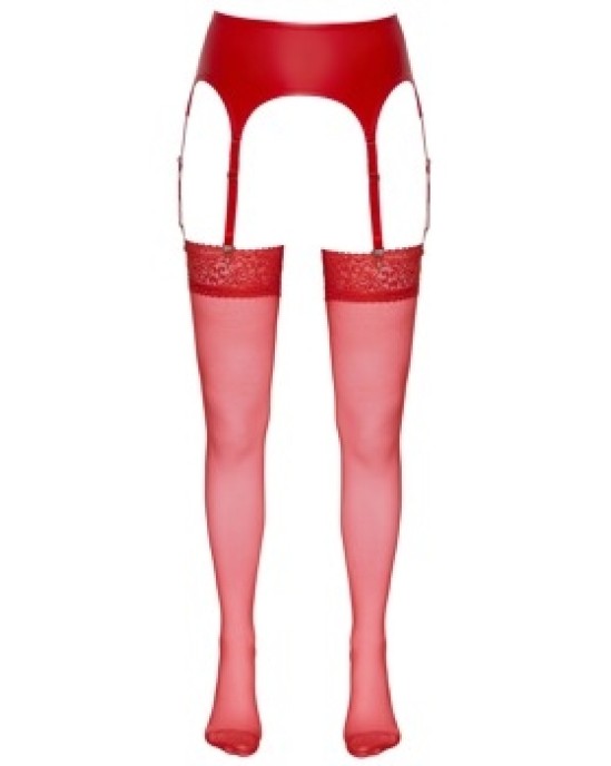 Cottelli Legwear Чулки красные 3