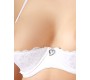 Cottelli Lingerie Shelf Bra Set white 75B/S