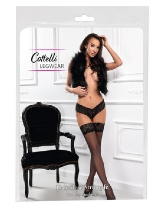 Cottelli Legwear HoldUp Stock bl 3