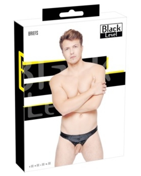 Black Level Vinyl M. Briefs Showm. L