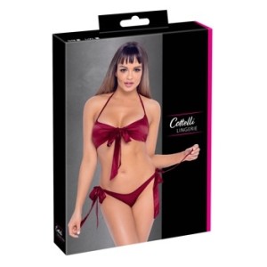 Cottelli Lingerie Krūšturis un biksītes sarkanas S/M