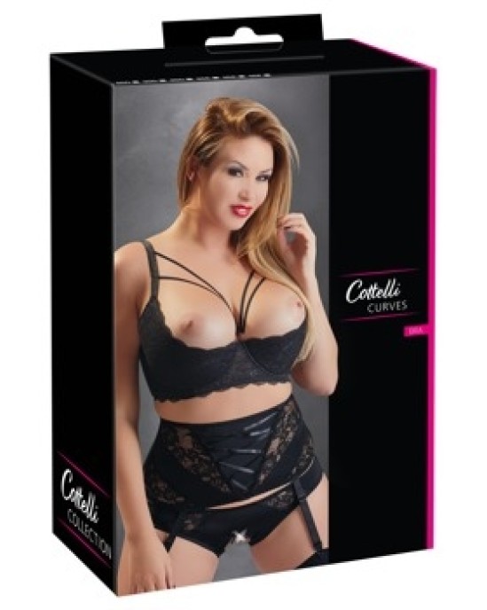 Cottelli Curves Полочка Бюстгальтер кружевной 90D