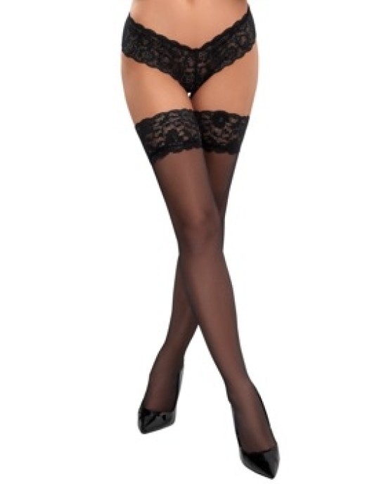 Cottelli Legwear HoldUp Stock bl 3