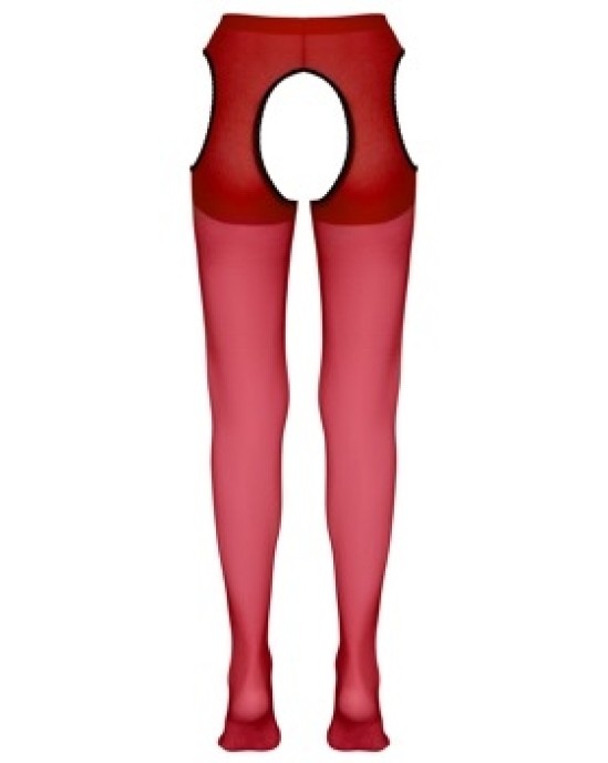 Cottelli Legwear Sex Tights red S/M