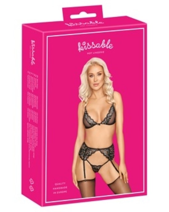 Kissable Bra Suspender Set S/M