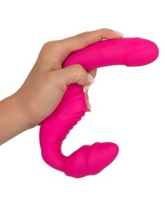 Strapless Strap-On Vibrating 2