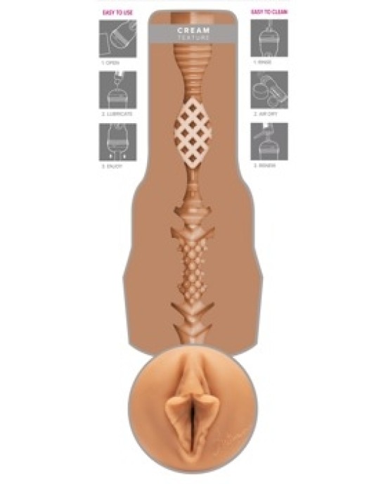 Fleshlight Autumn Falls Masturbātors Krēma krāsa