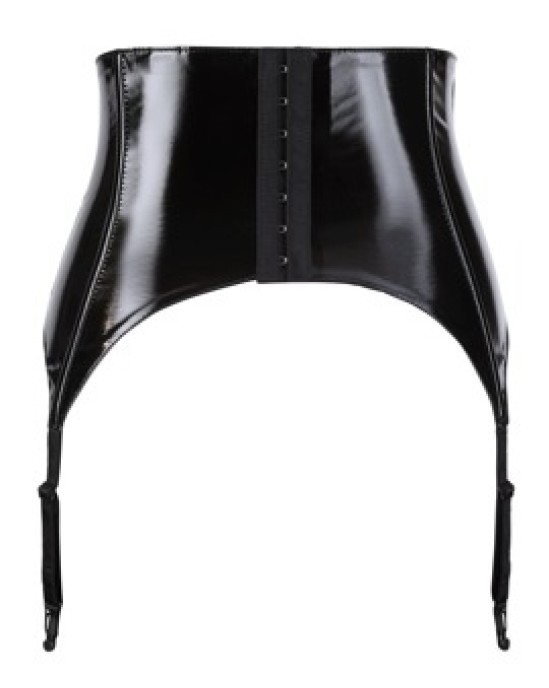 Black Level Vinyl Suspender Belt S