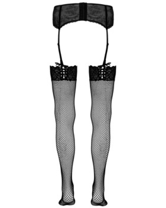 Cottelli Legwear Net Stockings Lace S/M