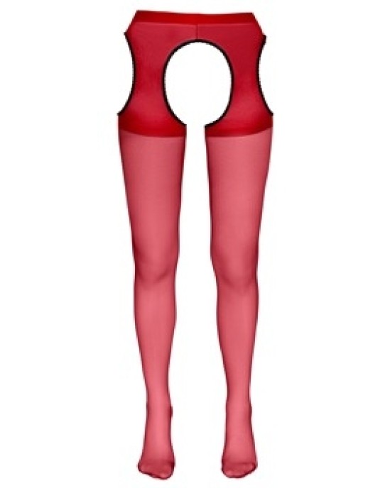 Cottelli Legwear Sex Tights red S/M