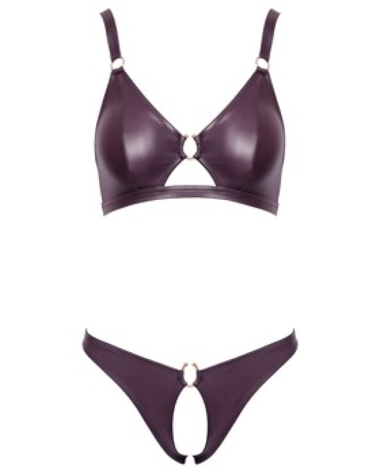 Cottelli Lingerie Krūšturis un biksītes violeta S