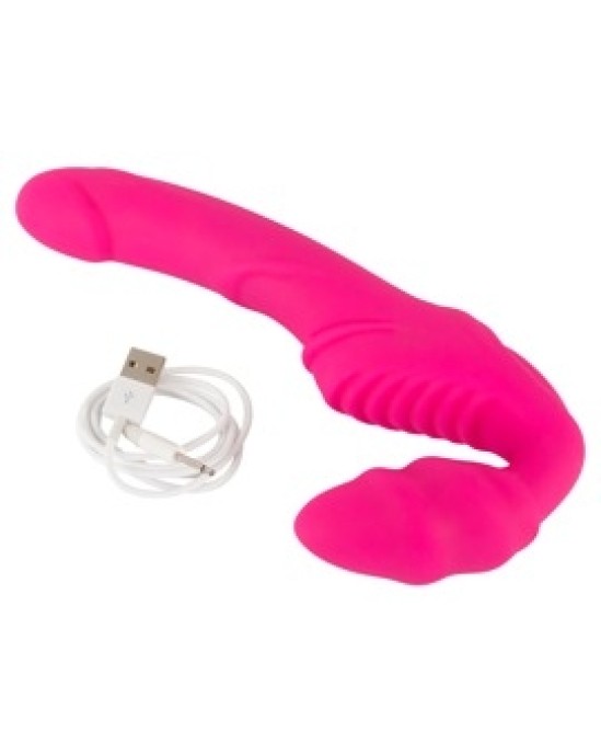 Strapless Strap-On Vibrating 2