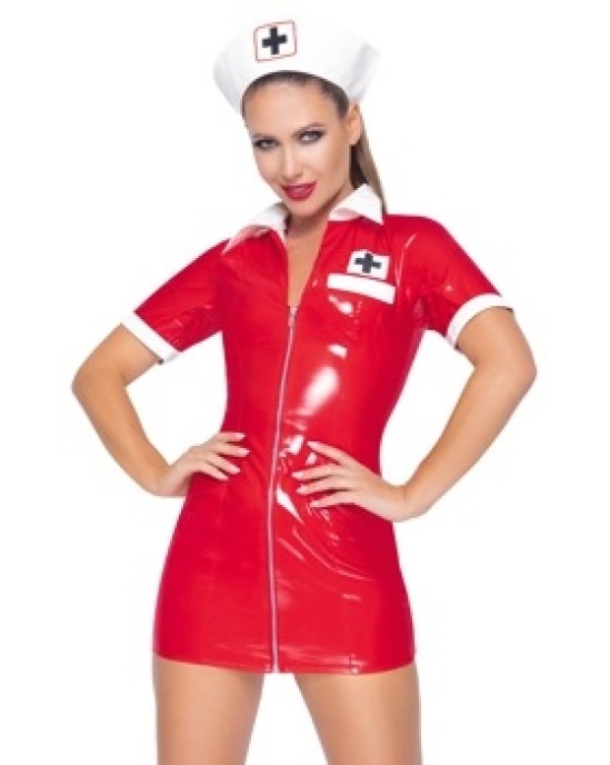 Black Level Vinyl Nurse red S