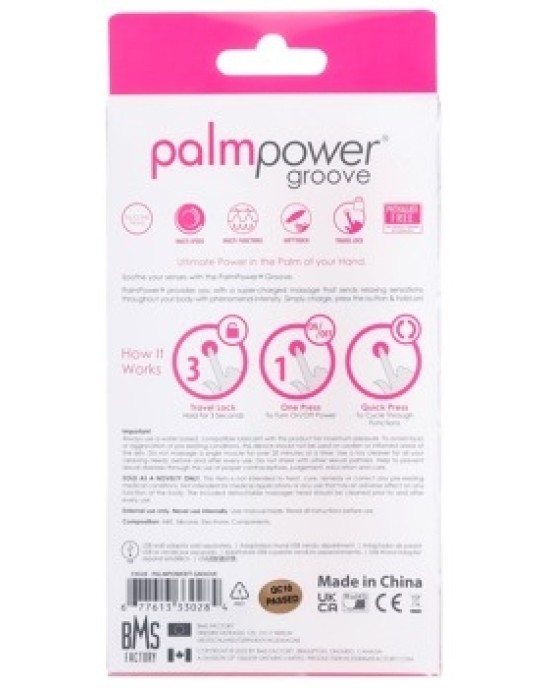 Palmpower Groove Mini Wand Fuc