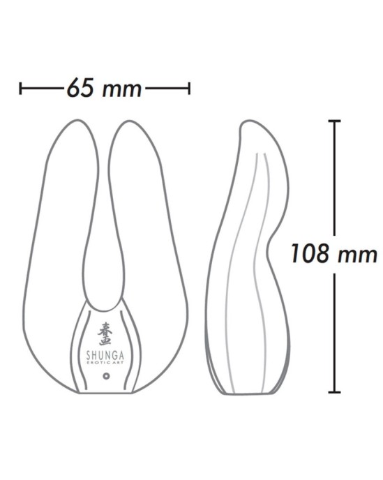 Shots Toys SHUNGA - ИНТИМНЫЙ МАССАЖЕР AIKO ФУКСИЯ