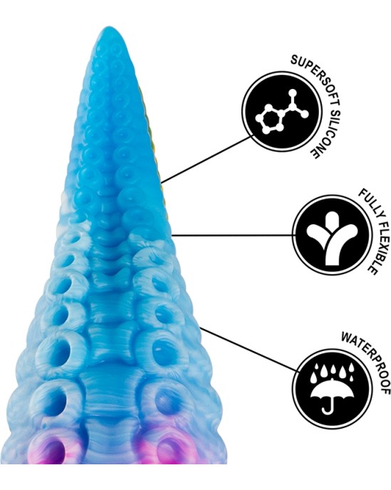 Epic PHORCYS BLUE TENTACLE DILDO BIG SIZE