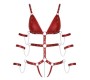 Bad Kitty Strap Body red S