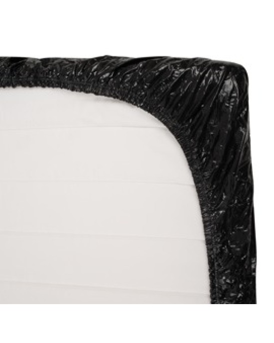 Fetish Collection Vinyl Fitted Sheet black