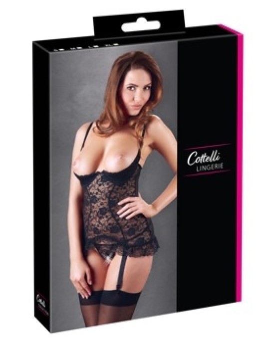 Cottelli Lingerie Cami Suspender 75B/S