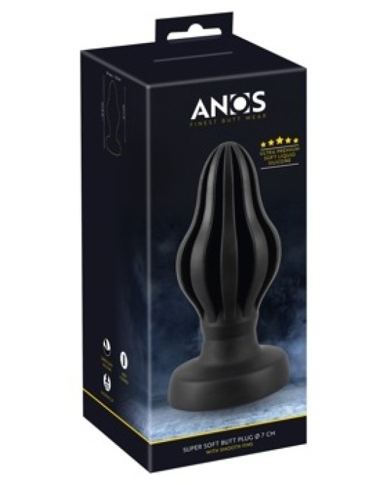 Anos Super Soft Butt Plug 7 cm