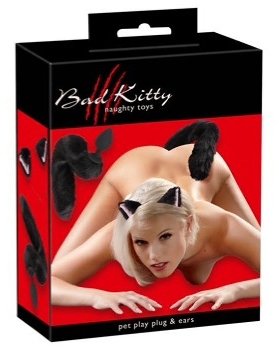 Bad Kitty Pet Play Plug & Ears