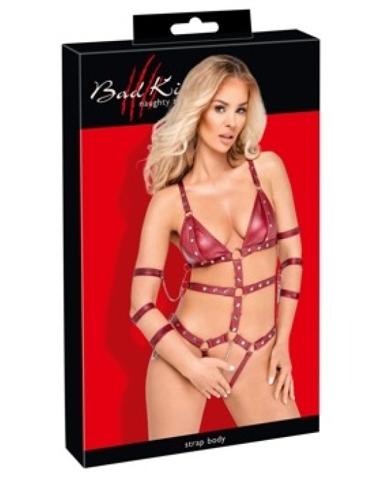 Bad Kitty Strap Body red S