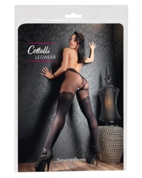 Cottelli Legwear Crotchless Tights 1