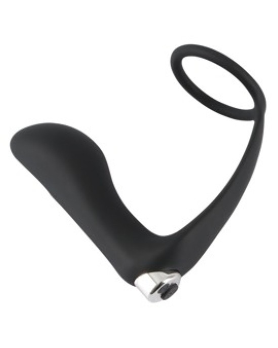 Black Velvets BV Vibrating ring & plug