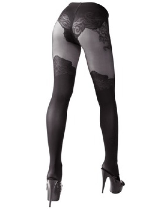 Cottelli Legwear Crotchless Tights 1