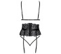 Kissable Suspender Set melns S/M