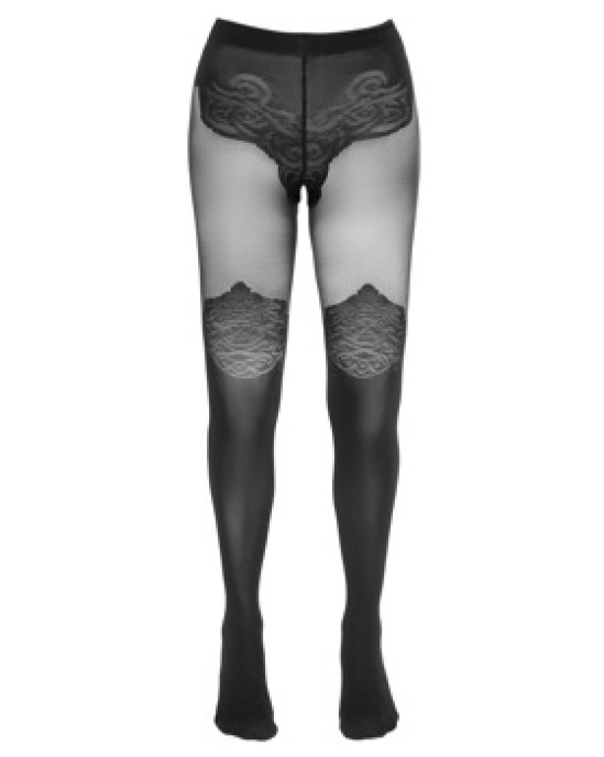 Cottelli Legwear Crotchless Tights 1