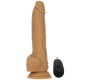 Naked Addiction 9" Thrusting Dong RC Caramel